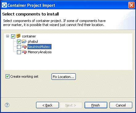 Container components