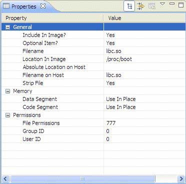 General properties for libc.so